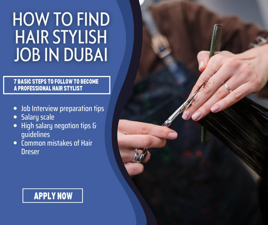 How to find Hair Stylish Job in Dubai